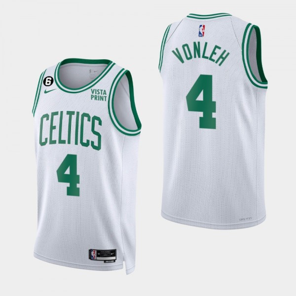 Boston Celtics #4 Noah Vonleh White 2022-23 Associ...
