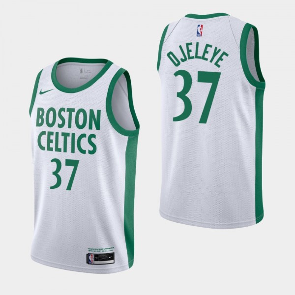 Boston Celtics Semi Ojeleye 2020-21 City White Jer...