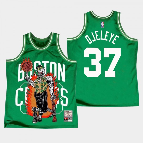 Boston Celtics Semi Ojeleye Warren Lotas Green Jer...