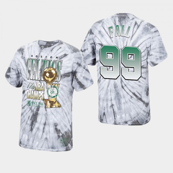 Boston Celtics Tacko Fall 17 Times Champs Playoffs Hardwood Classics T-Shirt