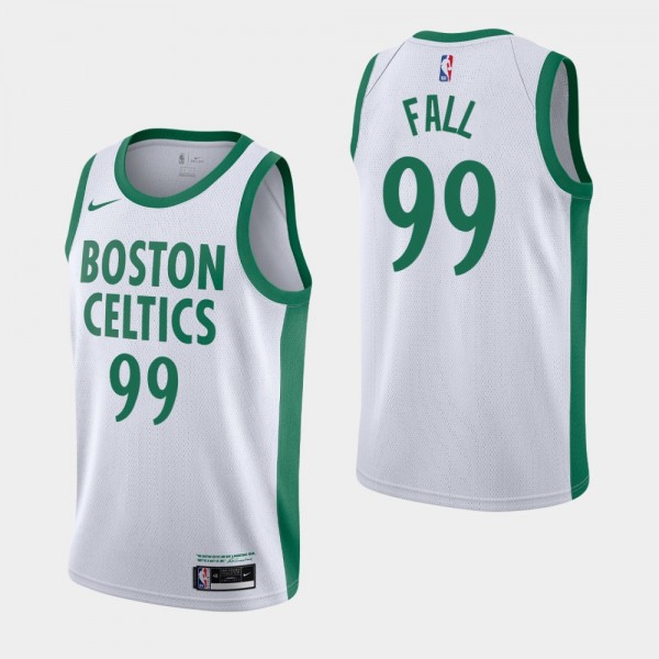 Boston Celtics Tacko Fall 2020-21 City White Jerse...