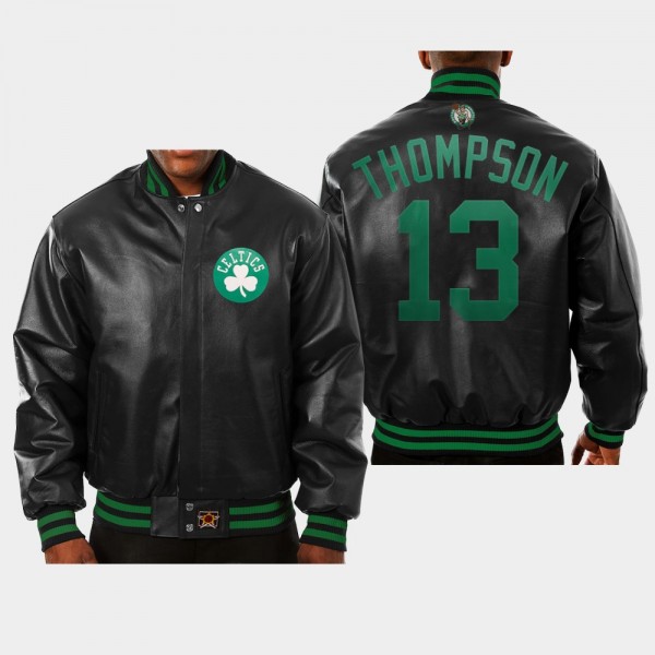 Boston Celtics Tristan Thompson All-Leather Full-S...