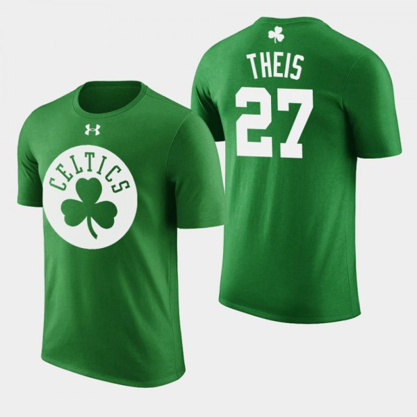 Men Celtics #27 Daniel Theis St. Patrick's Day Nam...