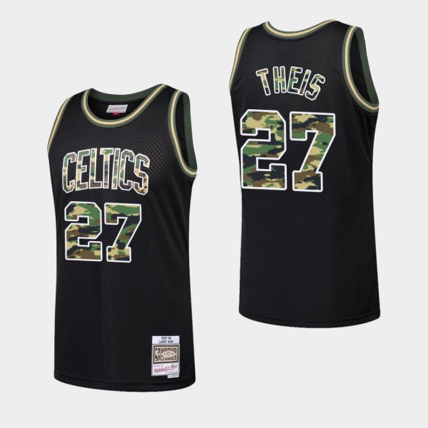 Men Mitchell & Ness Boston Celtics #27 Daniel Theis Straight Fire Camo Jersey