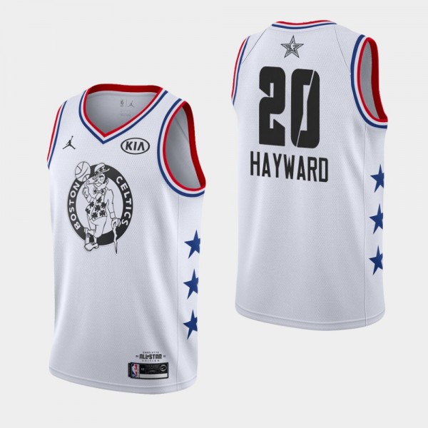 Men Boston Celtics #20 Gordon Hayward 2019 All-Sta...