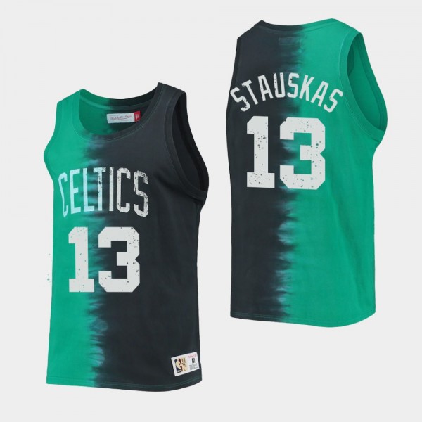 Boston Celtics Nik Stauskas Tie-Dye Tank Top HWC L...