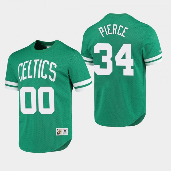 Paul Pierce Boston Celtics Mesh Kelly Green T-shir...
