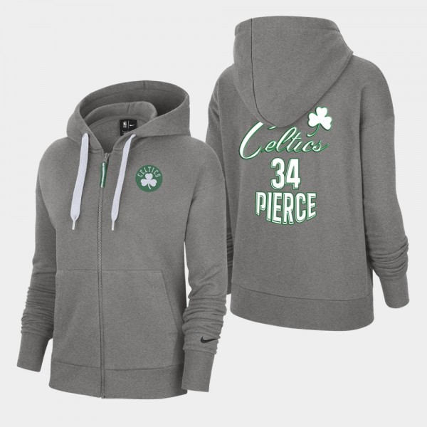 Paul Pierce Boston Celtics 2021 Full-Zip Sport Hoo...