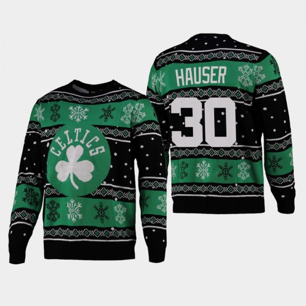 Celtics Sam Hauser 2021 Christmas Snowflake Black ...
