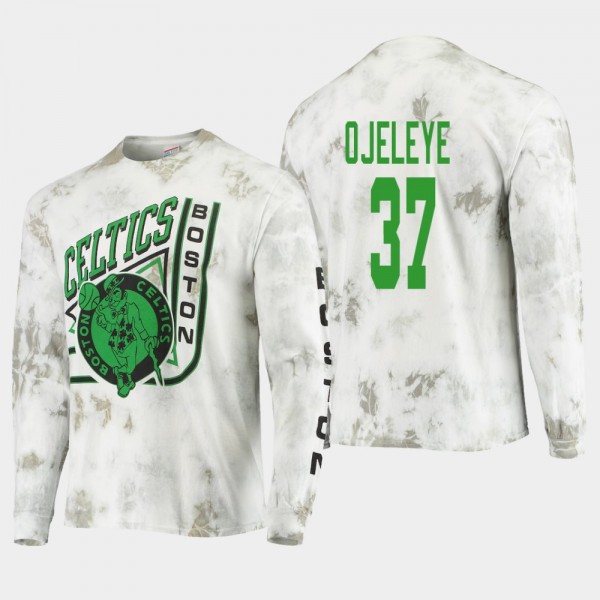Semi Ojeleye Boston Celtics 2021 Junk Food Throwback Tie-Dye T-Shirt Green