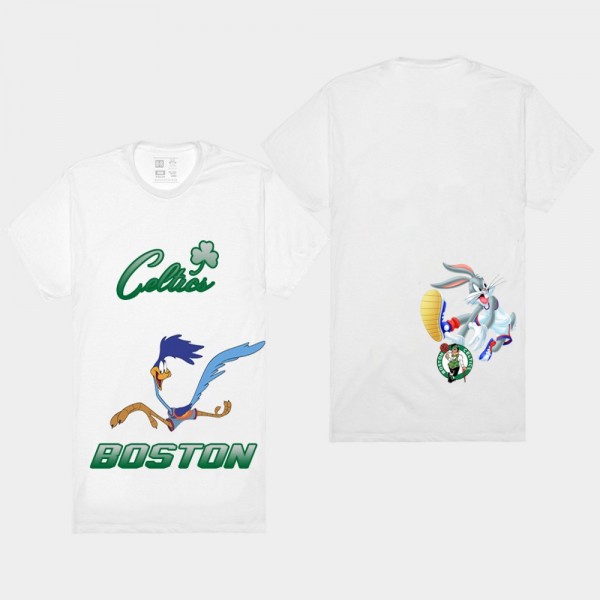 Boston Celtics Space Jam x NBA T-Shirt White