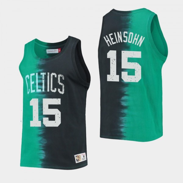 Boston Celtics Tom Heinsohn Tie-Dye Tank Top HWC L...