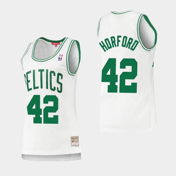 Women's Boston Celtics Al Horford #42 White HWC Throwback Jersey