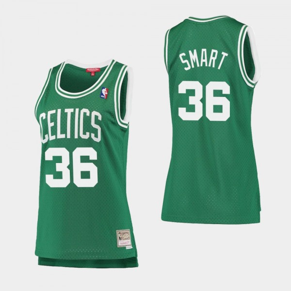 Women's Celtics Marcus Smart Throwback Jersey Gree...