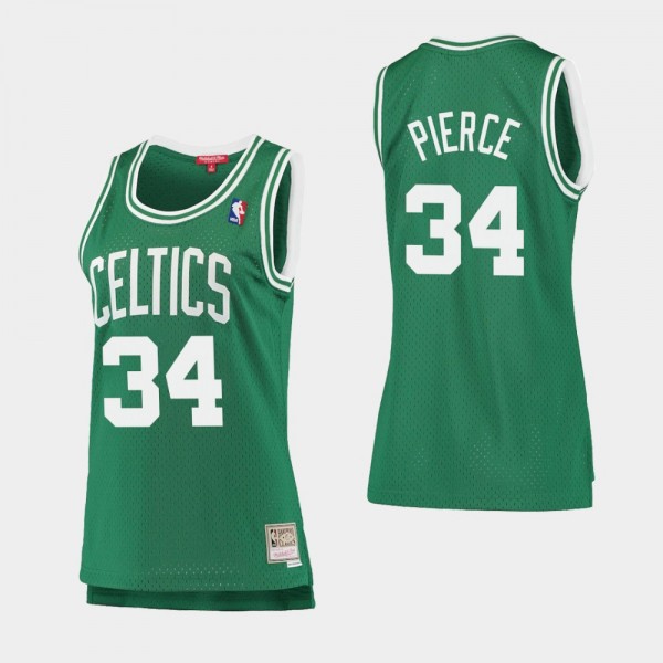 Women's Boston Celtics Paul Pierce #34 Green HWC T...