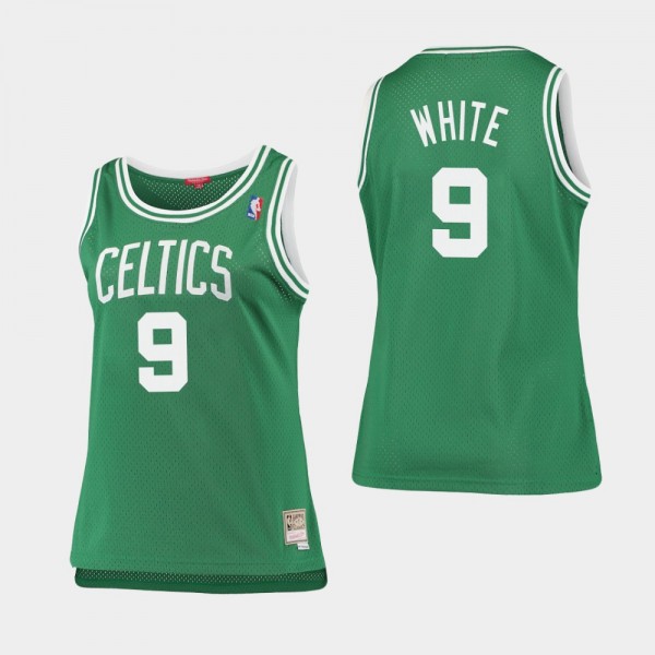 Women's Boston Celtics Derrick White #9 Kelly Gree...