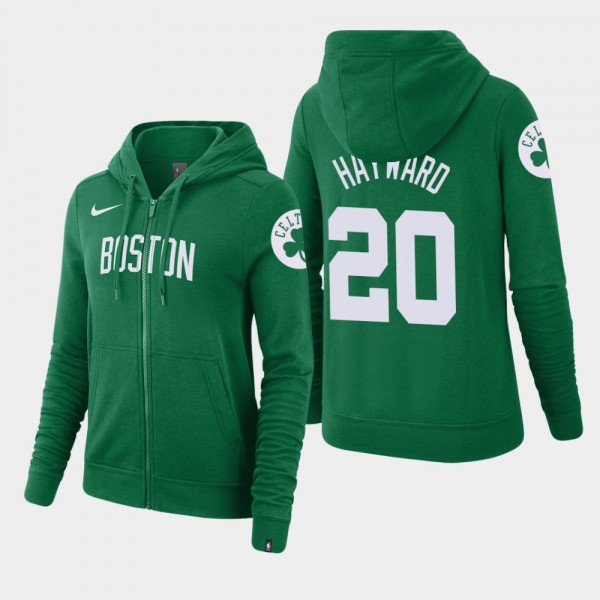 Women's Boston Celtics Gordon Hayward Wordmark Essential Full-Zip Hoodie