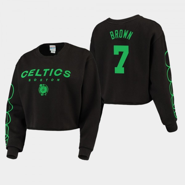 Women's Boston Celtics Jaylen Brown Vintage Cut-Of...