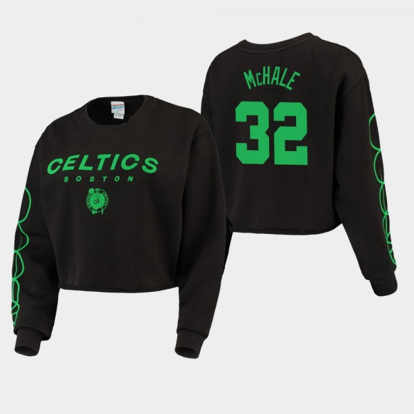 Women's Boston Celtics Kevin McHale Vintage Cut-Off Fleece Sweatshirt