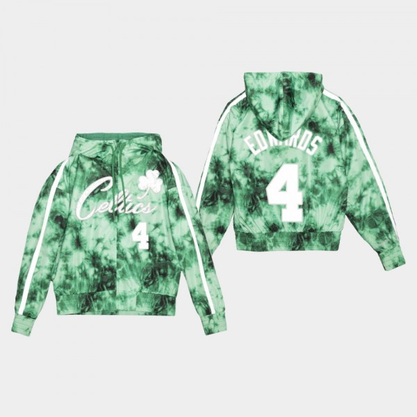 Women Boston Celtics Carsen Edwards Galaxy Windbreaker Green Jacket
