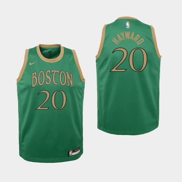 Youth 2019-20 Boston Celtics #20 Gordon Hayward Ci...