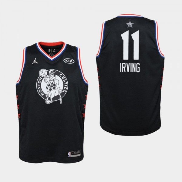 Youth Boston Celtics #11 Kyrie Irving 2019 All-Sta...