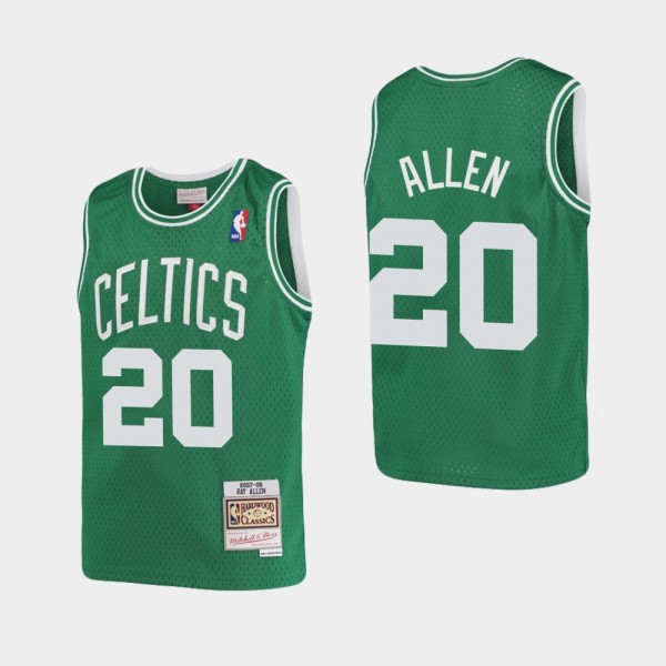 Youth Boston Celtics Ray Allen Hardwood Classics Jersey