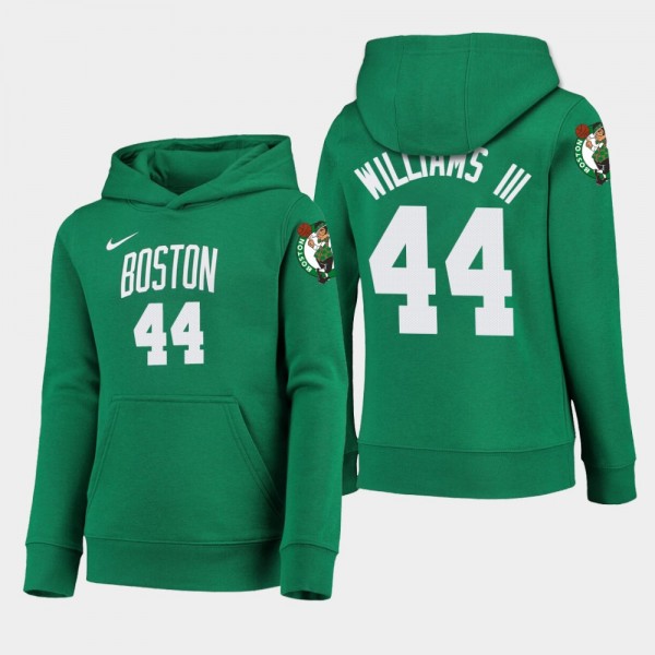 2019-20 Boston Celtics #44 Robert Williams III Icon Edition Pullover Hoodie Youth