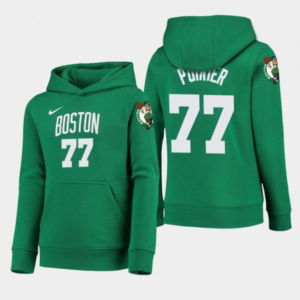 2019-20 Boston Celtics #77 Vincent Poirier Icon Edition Pullover Hoodie Youth